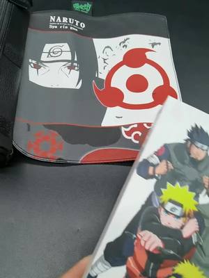 A post by @narutoiou on TikTok caption: #naruto #anime #sasuke #narutoshippuden #unboxing #fyp