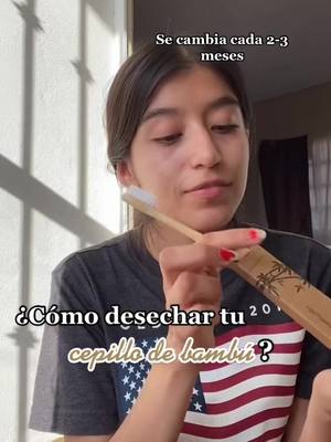 A post by @twopointsmty on TikTok caption: 🌱Consejo de cómo desechar tu cepillo de dientes de bambu 🎍🪥 en lugar de sólo tirarlo a la basura 🗑🚮, otra opción es reutilizarlo para limpieza 🧽 pero si ya tienes muchos que usas para limpieza aqui hay otra alternativa 😉 #ecofriendly #sustentable #cuidadoambiental #eco #ecology #ceroresiduos #ecofriendlyproducts #zerowaste #zerowasteliving #cepillodedientes #cepillobambu 