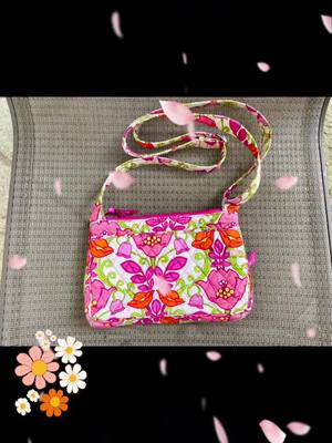 A post by @salvageandslay on TikTok caption: Vera Bradley Lilli Bell Purse Poshmark Salvageandslay #poshmark #verabradley #purses #vintage #cute #floral #fashion #sustainablefashion