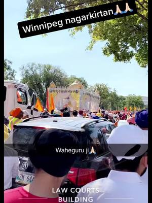 A post by @jot_batth13 on TikTok caption: Shukar dateya❤️🙏🏻 #waheguruji #nagarkirtan2022 #winnipeg #winni🥃 #manitoba #brampton #montreal #canada 