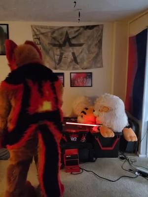 A post by @blazeshepherdd on TikTok caption: Self explaintory #fursuit #furryfandom #furriesoftiktok #furries