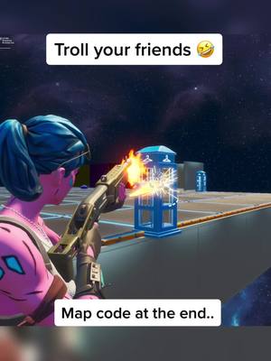 A post by @zorbsyoutube on TikTok caption: This is fun to use against your friends! 🤣🤫 #fortnitetrolling #fortnitemaps #fortnite 