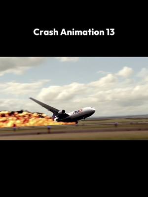 A post by @thedafuqboomglitchy on TikTok caption: Crash Animation 13 #airlines #animation #crash #aviationcrash #pourtoi #GenshinTeleport