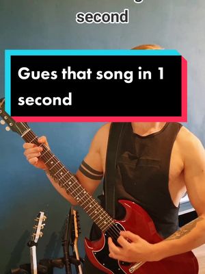 A post by @hamon.666 on TikTok caption: Guess that song in 1 second, comment ! #guitar #guitartok #song #music #fyp #foryou #game