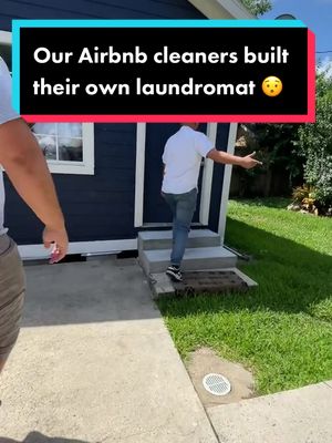 A post by @benbuyshouses on TikTok caption: They built thrir own laundromat #realestate #realestateinvestor #houston #wholesaling #airbnb #airbnbhost