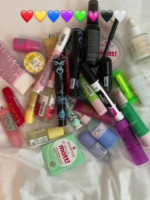 A post by @loving..essence on TikTok caption: Every color you like ❤️ #esscence #essenceconcealer #essencelipgloss #essencelipbalm #essencemascara #fyp #fypシ #juicybomb #juicybombshinylipgloss 