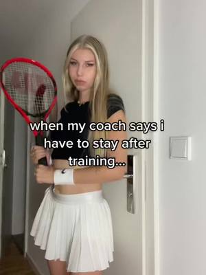 A post by @lia4presidenttt on TikTok caption: what do you think we doing? 😳 #foryoupage #tennisgirl #blonde