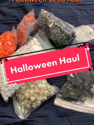 A post by @kitas.kandi.shop on TikTok caption: #greenscreenvideo mmmm spooky season . #kandi #beads #beadhaul #halloween #halloweenkandi #kanditok #pumpkin #skulls #cats #witch #bat #beadsbeadsbeads #Halloween2022 #kandidog #kandishop #kandicreations #kandicuff #SmallBusiness #etsyshop 