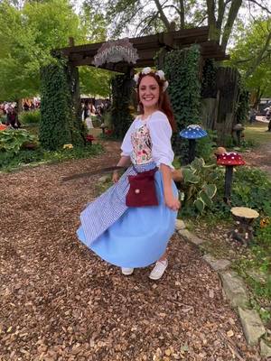 A post by @simply_belle on TikTok caption: A peek into our day at the Ren Faire✨🧚‍♀️ Truly a fairytale!! #renaissance #renaissancefaire #rennaisancefestival #jousting #fypシ #cosplayers