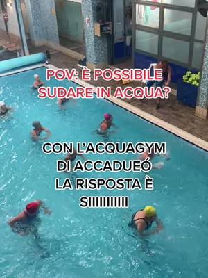 A post by @accadueoclub on TikTok caption: Ebbene si amici com la nostra AcquaGym si suda anche in acqua 🔥 ⚡️ #accadueoclub #acquagym #fitness #watergym #tiktok #tiktokit 