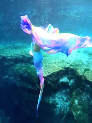 A post by @lvxingjilu on TikTok caption: Butterflies in Mermaid 🧜‍♀️🥰🥰#fyp #fypシ #underwater #butterfelis🦋  #foryou #tiktok #mermaids #mermaidsighting #reallifemermaid #realmermaid #promermaid #professionalmermaid #h2ojustaddwater #newyorkmermaid #nycentertainment #nyc #ny #newyork #river #rivermermaid #hireamermaid #finfolk #finfolkproductions#finfolktail #silico