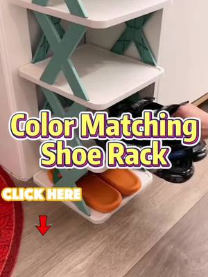 A post by @dd336345 on TikTok caption: Color matching shoe rack#shoerack #shoecabinet #bathroomtools #shoestorage #shoestorageboxes #shoestoragerack #plasticshoerack #fyp#tiktok#foryou#foryoupage#viral#funny#duet#trending#Love#memes#cute#portable #tool #tools #cool #goodthing #gift #accessories