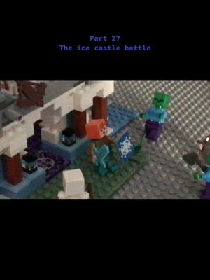 A post by @diegomakesrandomthing on TikTok caption: #ice #Minecraft #Lego