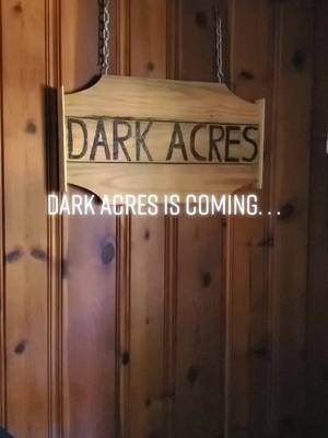 A post by @frankenberry98 on TikTok caption: Dark Acres is coming!! Stay tuned for Lives starting October 1st #dyi #fyp #halloweenprops #darkacresfa #halloween #Horrify #haunts #forestacres