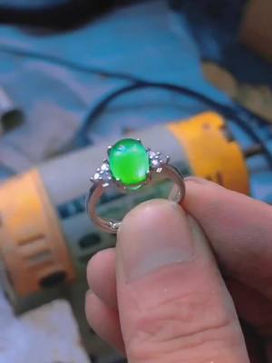 A post by @keseoma on TikTok caption: Make a emerald ring with wine bottle …