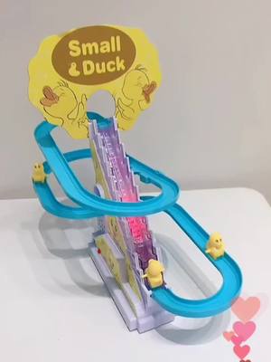 A post by @fruit_nature on TikTok caption: Climb staircase toys#toy #plaything #bauble #duck #ducktoy #tracktoy #foryoupage #foryou #fyp