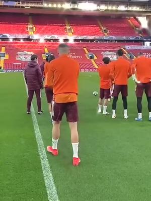 A post by @tusoccer on TikTok caption: 🏟️ Walking out at Anfield, ADMIN view!  🎥 Feat. Fede 🇺🇾 #fyp #foryoupage #realmadrid #futbol #football #Soccer #viral #ucl #championsleague