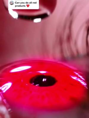 A post by @colourofbeauty on TikTok caption: Replying to @meriemtouileb419 The Eye🥰🥰 What Clip is your favourite👀 #red #closeup #makeup #skincare #Love 