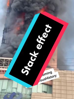 A post by @youngballer on TikTok caption: #stitch with @jin886188 explaining China skyscraper fire #disastroushistory #fire #disasters