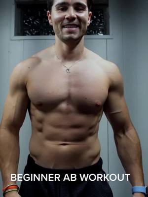 A post by @bodybyberg on TikTok caption: NEW TO WORKING OUT? TRY THIS AB WORKOUT TO FEEL THE BURN #fitness #abworkout #FitTok 