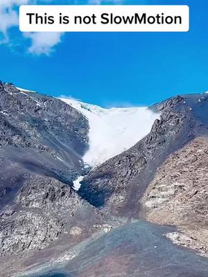 A post by @mr.artt on TikTok caption: Snow avalanche ❄️ #snow #nature #avalanche 