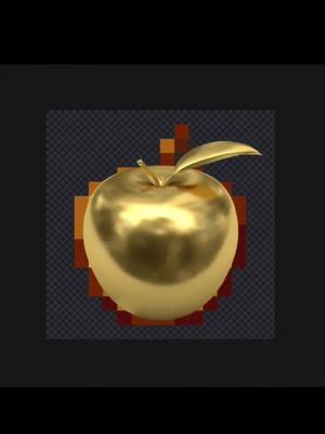 A post by @fazestyl on TikTok caption: Super shiny god Apple 👀 #Minecraft #mc #apple #gold #goldapple #godapple #fyp #foryou #foryoupage #fazestyl #fazestyle #viral #share