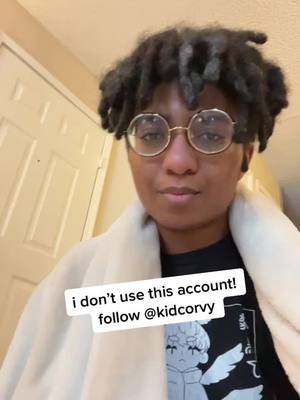 A post by @kidcorvidae on TikTok caption: follow @kidcorvy! i am no longer here lol