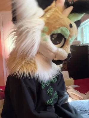 A post by @just_a_dumb_melon on TikTok caption: Only liking my crushes comment… #furry #jffjgfdxvjt #furryfandom #fursuit #fursuiter