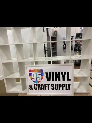 A post by @vinylcreations on TikTok caption: 95 Vinyl is on the move! We are now in booth F15 at #paintedtreeknoxville #knoxville #craftsupplier #irononvinyl #decals #95vinyl