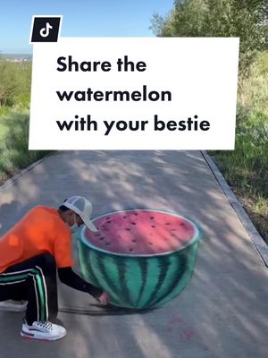 A post by @arcsunshine on TikTok caption: #question from @arcsunshine #watermelon #bestie #omg