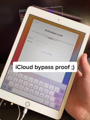 A post by @techworxuk on TikTok caption: I decided to put the whole process in a video today! #icloudbypass #icloudunlock #icloudremoval #icloudlocked  Ignore comments advertising strangers iCloud services - they are scams.