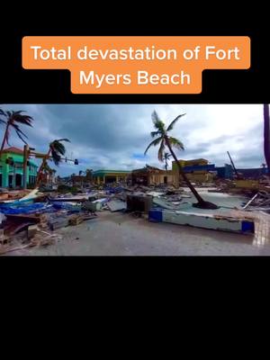 A post by @djturntablety on TikTok caption: Total devastation in Fort Myers Beach Times Square. Unfortunately, there are reports of many fatalities from #HurricaneIan  Videos by Bobby Pratt