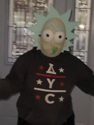 A post by @mojoyote on TikTok caption: “I’m capitalism Rick!” #rick #rickandmorty #ricksanchez #ricksanchezcosplay #ricksanchezsupremacy🛐 #ricksanchezedit #tryguys #fyp #foryoupage