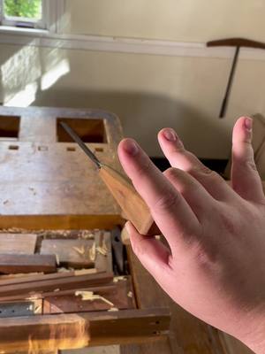 A post by @oldsaleminc on TikTok caption: It takes all kinds of tools to make magic. 🪄#museumtok #woodtok #joinery #funny #woodworking #livinghistory #museum #avadakedavra #simplemachines #oldtools 