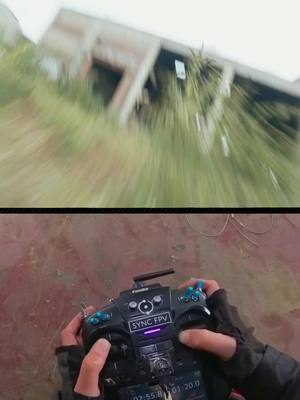 A post by @syncfpv on TikTok caption: Flip zip bonk bonk, zip flip, bush #fpv #fpvdrone 