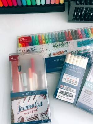 A post by @notesyari on TikTok caption: #writech #writechpens #FlexEveryAngle #fyp #fy #foryou #unboxing