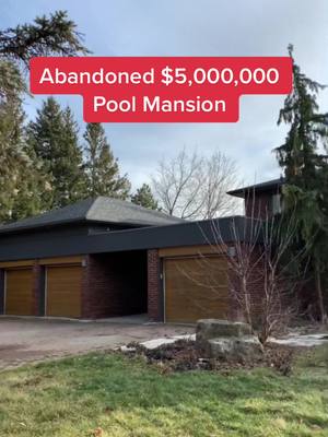 A post by @off.the.grid.ontario on TikTok caption: Abandoned $5,000,000 Pool Mansion just north of toronto ! #abandoned #ontario #abandonedontario #urbex #fyp #foryou #decay #abandonedplaces #ontariofinds #oap #ab #toronto #abandonedmansion #mansion #foryoupage 