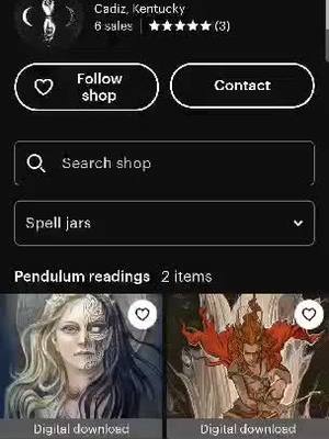 A post by @theaudiodemon on TikTok caption: Hey all, if anyone practices anything witchy, then go check out this shop they have a special going on https://www.etsy.com/shop/TheChaoticEnbyWitch #EndlessJourney #esty #support #kingofaudio #queenofshadows 