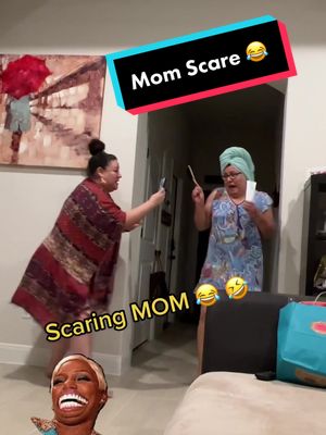 A post by @rjcan2 on TikTok caption: Scaring mom 😂! #prank #prankster #scaringmom #mom #scare #scareprank #scaringpeople #scaringprank #momscare #MomsofTikTok #momlife #lol #funny #prankwars #pranks