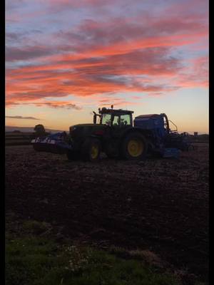 A post by @farmerbarry2 on TikTok caption: Out and about slipping a few seeds in the ground #lemken #4meter #175r #6meterrapid