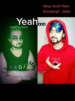 A post by @breveline on TikTok caption: #duet with @breveline #antisepticeye is tired of #jackieboyman always yelling about something. Shush. #jseegos #jse #antisepticeyecosplay #Anti #jbm #alters #altr #alterego #altercosplay #alterconversations 