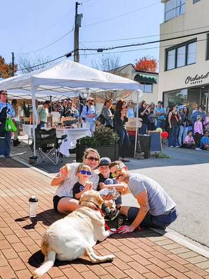 A post by @axeandawlleatherworks on TikTok caption: What a day celebrating our 1-year retail opening! #leather #leatherworks #leatherwork #leathercraft #axeandawl #waynesvillenc #leatherstore #firefighter #firefighters #ruggedstyle #rugged #livemusic #smokymoutains 