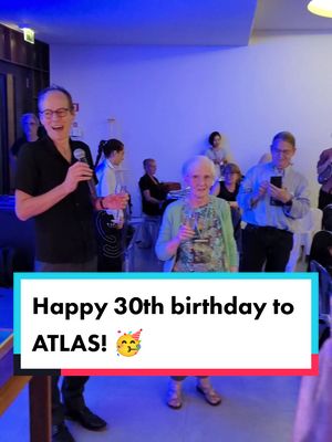 A post by @atlasexperiment on TikTok caption: On 1 Oct 1992, thirty years ago, we submitted our letter of intent to the LHC Experiments Committee - marking the start of a new era of scientific discovery. #science #birthday #LHC #CERN #ATLASExperiment 