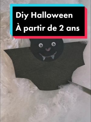 A post by @maude.bdn on TikTok caption: Balance ta chauve-souris. Activité à partir de 2 ans ! Plus d'idées créatives, sur mon compte. . . #halloween #occuperlesenfants #maman #enfantscreatifs #halloweencraft #halloweendiy #activitéenfants #activité #familytime #kidsactivities #kidsactivity #enfantdiy #enfantraft 