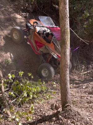 A post by @racingwiththerutherfords on TikTok caption: Some good climbs at the family park. Fidlers bend outdoor adventure. #badidea #fyp #fortheboys #riding #sendit #canam #senditsaturday #rzr