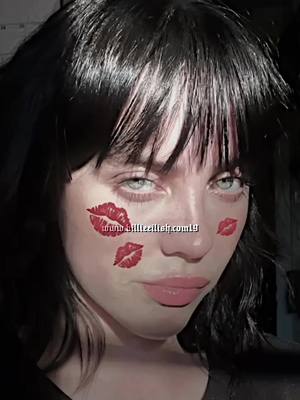 A post by @www.billieeilish.com19 on TikTok caption: 💋💋 || #billieeilish #billieeilishedits #foryou #videostar #xyzbca #foryoupage #4upage #fypシ #viral #trending #vsp 