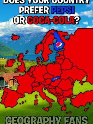 A post by @italy.geo.mapping on TikTok caption: i think i’ll change map soon 👾 || do you prefer pepsi or coca cola? 🍹🤔 #mapping #maps #italygeomapping #europe #war #finland #map #mapper #mappersgang #sicitaliansegreto 