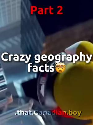 A post by @crocanmaps on TikTok caption: Crazy geography facts PART 2 #geography #mapping #facts #part2 