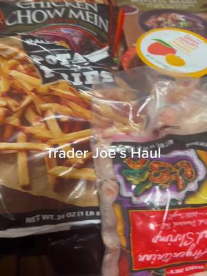 A post by @alebutton on TikTok caption: Back again with another #traderjoes haul. I swear I pick up everything in site when I go to this store. How do they get me like this? #haul #food #fyp @Trader Hoes!