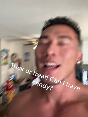 A post by @donchinito on TikTok caption: Pov: You stop by the elder Gym rat’s house on halloween. @Rule One Proteins #r1athlete